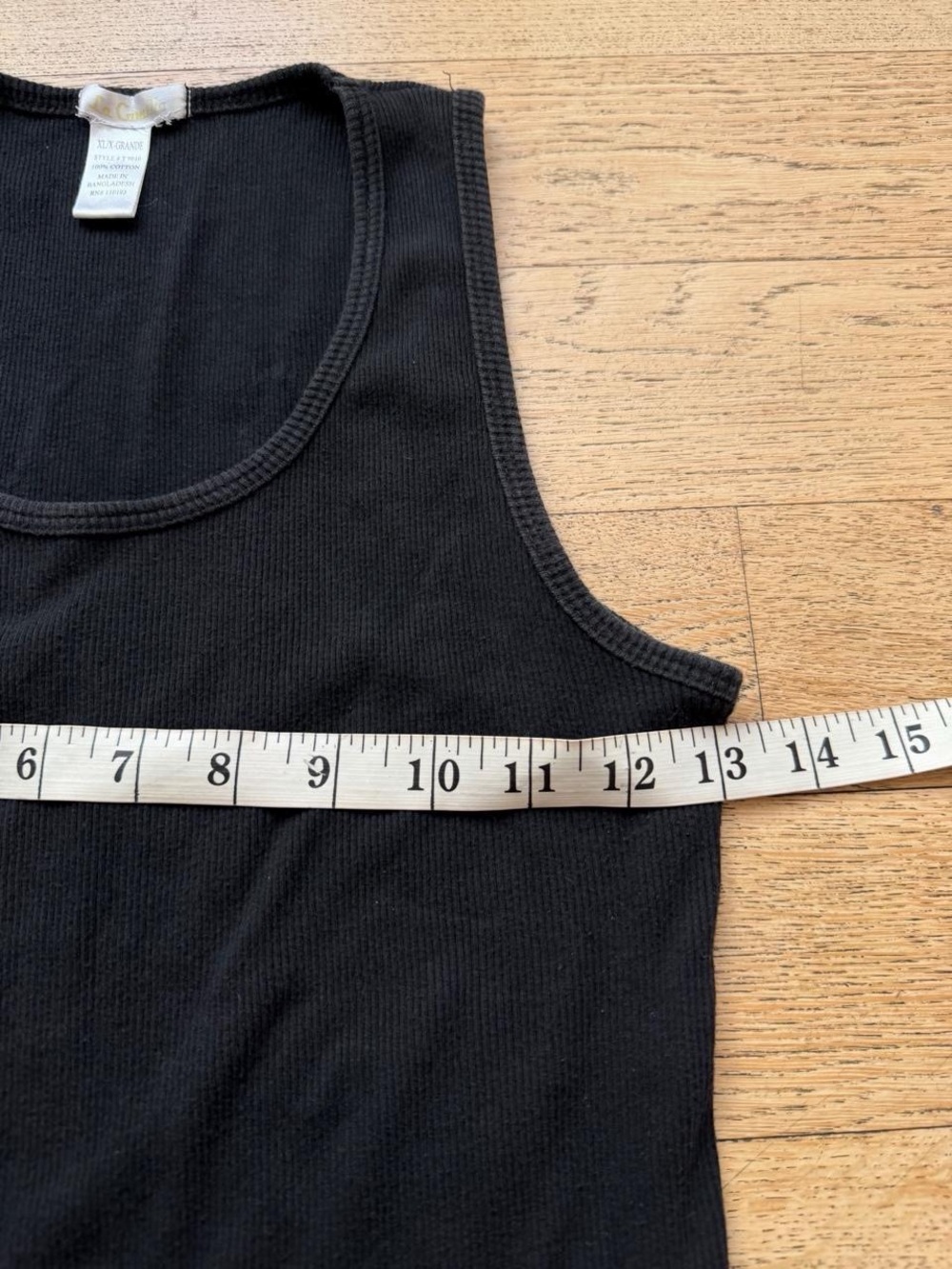 Y2K McBling Rhinestone Flame Heart Black Tank Top Tattoo Print - Picture 4 of 5